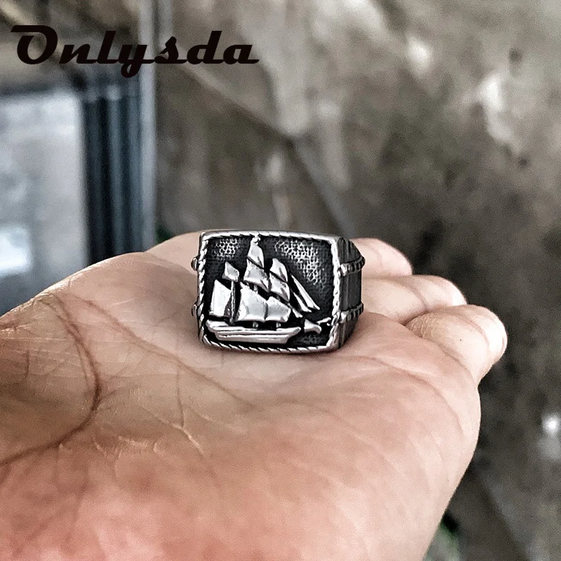 Wholesale gothic Vintage sailboat engagement ring Stainless steel Viking Amulet Rings Nordic Jewelry anillos mujer Gift OSR508
Wholesale gothic Vintage sailboat engagement ring Stainless steel Viking Amulet Rings Nordic Jewelry anillos mujer Gift OSR508