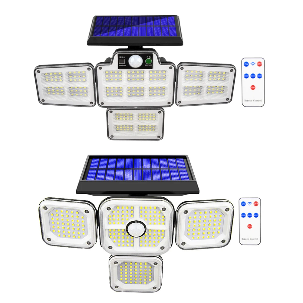 LED Outdoor Wall-Mounted Solar Light 4 Head Rotary Motion Sensor Waterproof Lamp Porch Garden Yard Fence Night Lighting
LED Outdoor Wall-Mounted Solar Light 4 Head Rotary Motion Sensor Waterproof Lamp Porch Garden Yard Fence Night Lighting