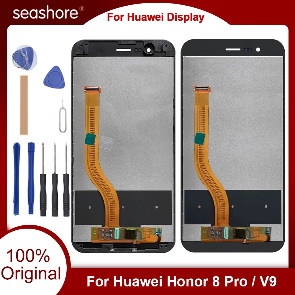 

Оригинальный экран для Huawei Honor 8 Pro, ЖК-дисплей, сенсорный экран, дигитайзер для Huawei Honor V9, запасная часть для планшетов