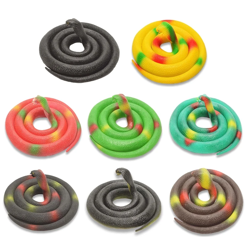 53 Inch Realistic Simulation Rubber Snake Prank Joke Toy Halloween Scare Birds
53 Inch Realistic Simulation Rubber Snake Prank Joke Toy Halloween Scare Birds