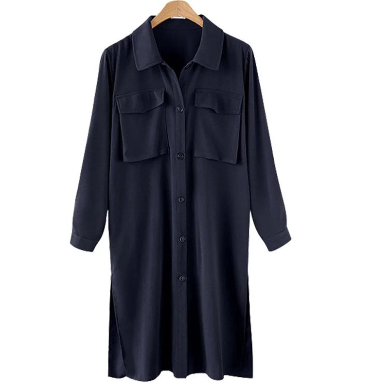 Vestido Woman Dress With Belt Big Size Casual Loose Button Long Sleeve Autumn Women's loose Straps Long Sleeve Office Lady Dress
Vestido Woman Dress With Belt Big Size Casual Loose Button Long Sleeve Autumn Women's loose Straps Long Sleeve Office Lady Dress