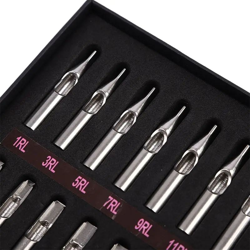 High Quality 22PCS 304 Stainless Steel Tattoo Tips Kit Tattoo Nozzle Tips Mix
High Quality 22PCS 304 Stainless Steel Tattoo Tips Kit Tattoo Nozzle Tips Mix