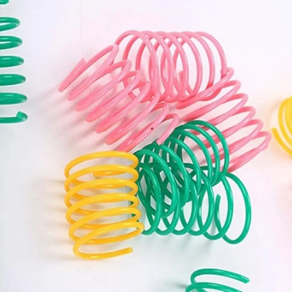 10 Pack Cat Spring Toy Plastic Colorful Coil Spiral Springs Pet Action Wide Durable Interactive Toys
10 Pack Cat Spring Toy Plastic Colorful Coil Spiral Springs Pet Action Wide Durable Interactive Toys