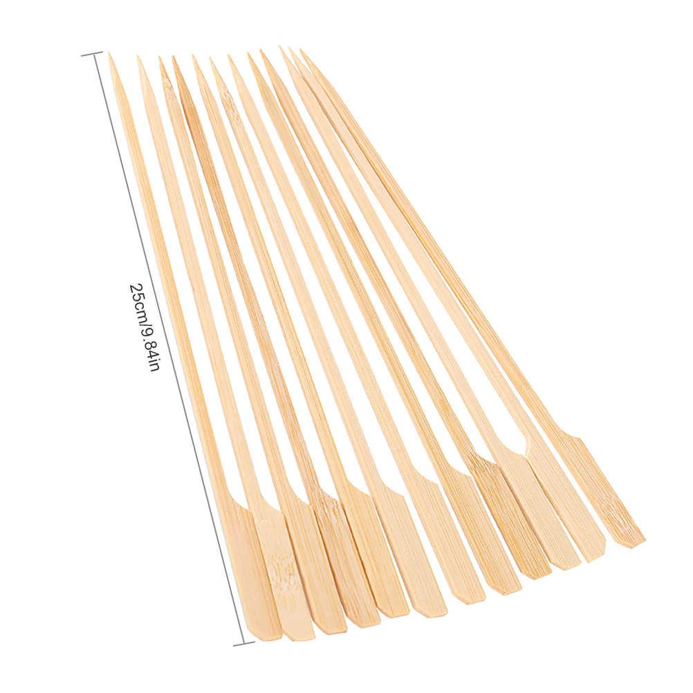 100pcs Disposable Bamboo Sticks Barbecue Tools Natural Bbq Wood Skewers For Shish Kabob Grill Fruit Vegetables Fork
100pcs Disposable Bamboo Sticks Barbecue Tools Natural Bbq Wood Skewers For Shish Kabob Grill Fruit Vegetables Fork