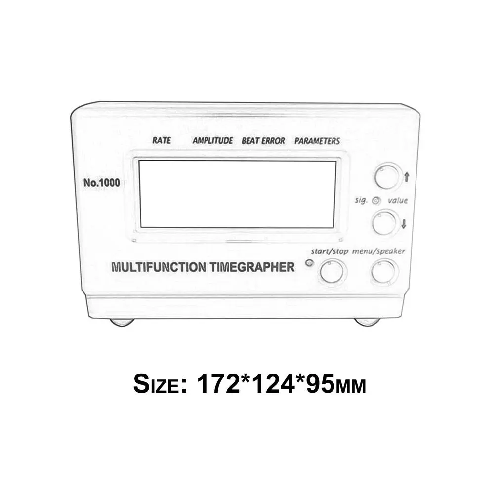 No.1000 Timegrapher Watch Tester Mechanical Watch Timing Machine Calibration Repair Tools US Plug 110-220V
No.1000 Timegrapher Watch Tester Mechanical Watch Timing Machine Calibration Repair Tools US Plug 110-220V