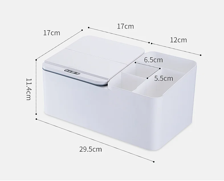 Smart Sensor Electric Desktop Storage Box Rack Jewelry Organizing Skin Care Box Storage Box Office Snack Box Closet Organizer
Smart Sensor Electric Desktop Storage Box Rack Jewelry Organizing Skin Care Box Storage Box Office Snack Box Closet Organizer