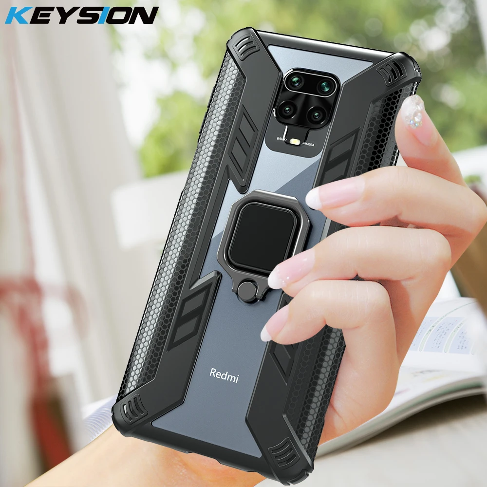 KEYSION Shockproof Case for Redmi Note 9s 8 7 Pro 8T K30 K20 Pro Phone Cover for Xiaomi Mi 10 Note 10 CC9 Pro Mi9 Lite 9T A3 Mi8
KEYSION Shockproof Case for Redmi Note 9s 8 7 Pro 8T K30 K20 Pro Phone Cover for Xiaomi Mi 10 Note 10 CC9 Pro Mi9 Lite 9T A3 Mi8