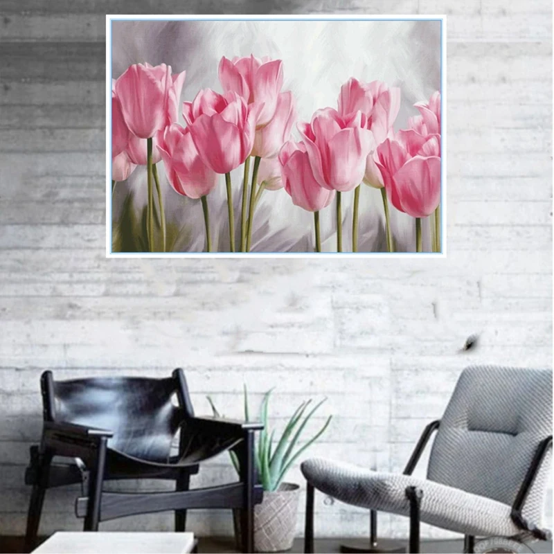 Full Diamond Painting Pink Tulips Diy Diamond Embroidery Flower Series Decoration Painting For The Living Room a Good Gift For T
Full Diamond Painting Pink Tulips Diy Diamond Embroidery Flower Series Decoration Painting For The Living Room a Good Gift For T