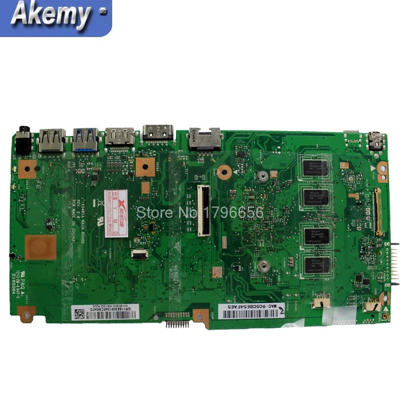 Akemy X541SA Mainboard For Asus X541S X541SA Laptop motherboard X541SA Mainboard X541SA Motherboard Test OK N3060 CPU 8GB RAM
Akemy X541SA Mainboard For Asus X541S X541SA Laptop motherboard X541SA Mainboard X541SA Motherboard Test OK N3060 CPU 8GB RAM