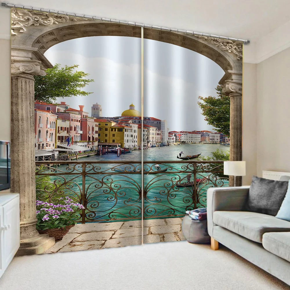 Customized 3d curtains new window balcony thickened windshield blackout curtains Decoration curtains
Customized 3d curtains new window balcony thickened windshield blackout curtains Decoration curtains