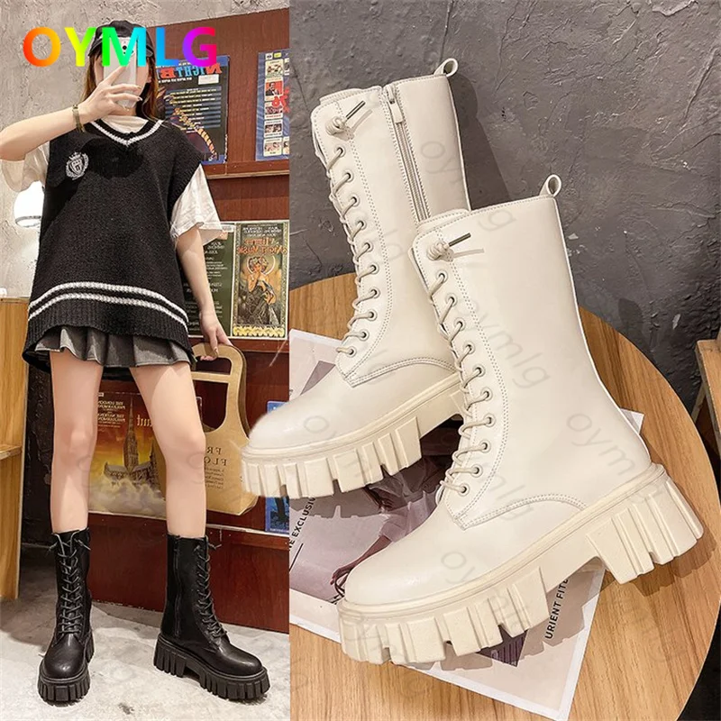 Knight boots women lace-up mid-tube Martin boots women are thin 2021 new autumn and winter fashion mid-platform boots
Knight boots women lace-up mid-tube Martin boots women are thin 2021 new autumn and winter fashion mid-platform boots
