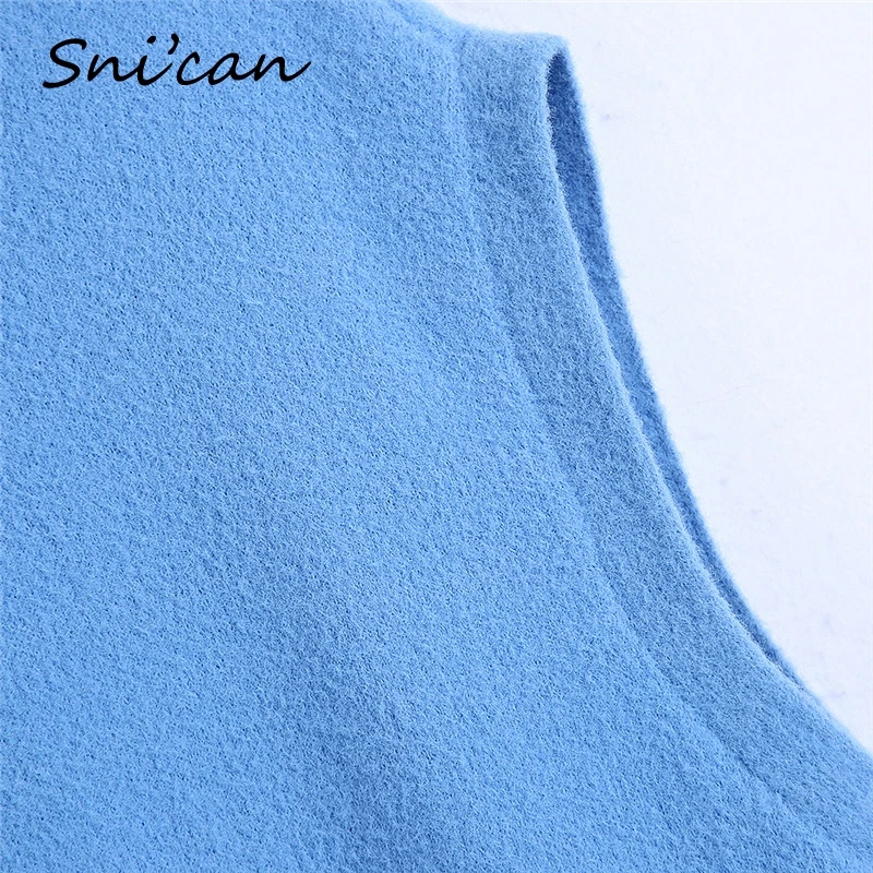 Blue V Neck Jewelry Buttons Sweater Vest Za 2021 Women Spring Sleeveless Casual Oversize Cardigan Ladies Gilet Hiver Femme Tops
Blue V Neck Jewelry Buttons Sweater Vest Za 2021 Women Spring Sleeveless Casual Oversize Cardigan Ladies Gilet Hiver Femme Tops
