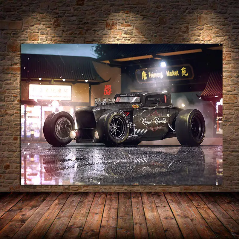 Modern Wall Art Picture Canvas Painting Rogue Hunter Hot Rod Tuning Car vintage Sport Car Posters and Prints for Home Room Decor
Modern Wall Art Picture Canvas Painting Rogue Hunter Hot Rod Tuning Car vintage Sport Car Posters and Prints for Home Room Decor