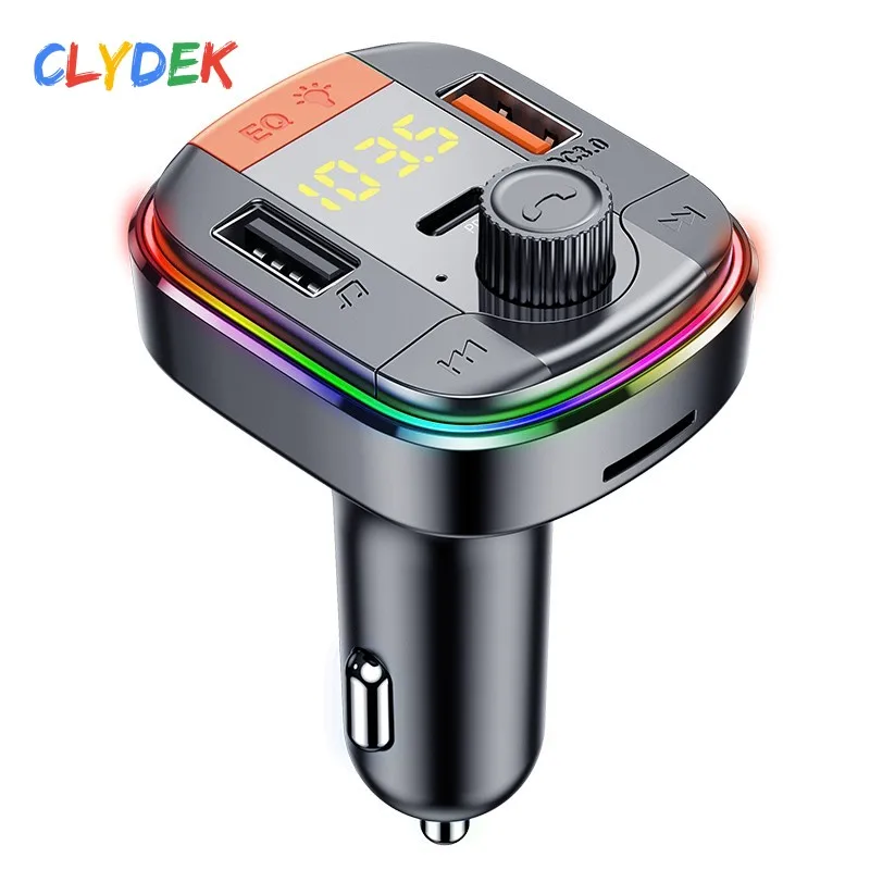 Bluetooth 5.0 Colorful FM Transmitter Wireless Handsfree Audio Receiver MP3 Player 2 USB & Type C Fast Charger Car Accessories
Bluetooth 5.0 Colorful FM Transmitter Wireless Handsfree Audio Receiver MP3 Player 2 USB & Type C Fast Charger Car Accessories
