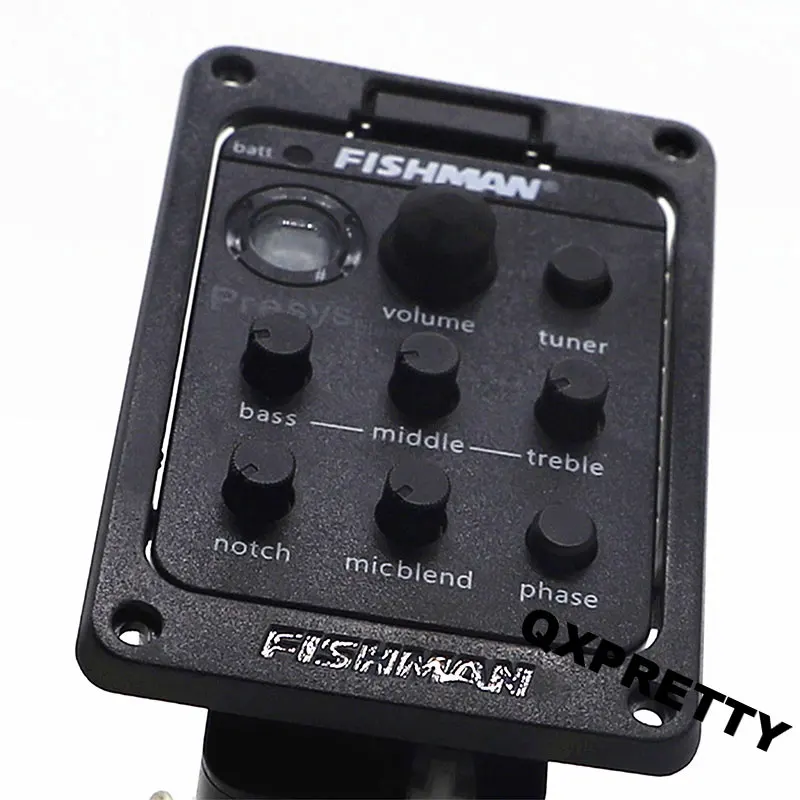 FISHMAN Presys 301 Mic Blend Двойная модель Предварительный усилитель EQ тюнер пьезо пикап для металлической нейлоновой струны акустической гитары
FISHMAN Presys 301 Mic Blend Двойная модель Предварительный усилитель EQ тюнер пьезо пикап для металлической нейлоновой струны акустической гитары