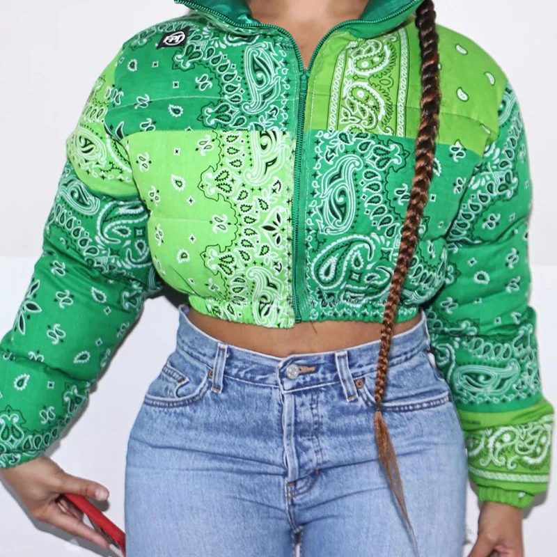 2021 Autumn and Winter New Thickened Stand Collar Cashew Flower Printing Casual Wear Bread Cotton Clothing Women
2021 Autumn and Winter New Thickened Stand Collar Cashew Flower Printing Casual Wear Bread Cotton Clothing Women