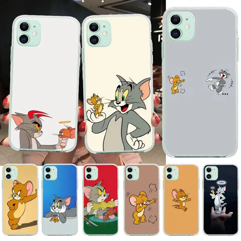 Funny cartoon cat and mouse Phone Case For iphone 13 12 11 Pro Max Mini XS Max 8 7 Plus X SE 2020 XR Silicone Soft Cover
Funny cartoon cat and mouse Phone Case For iphone 13 12 11 Pro Max Mini XS Max 8 7 Plus X SE 2020 XR Silicone Soft Cover