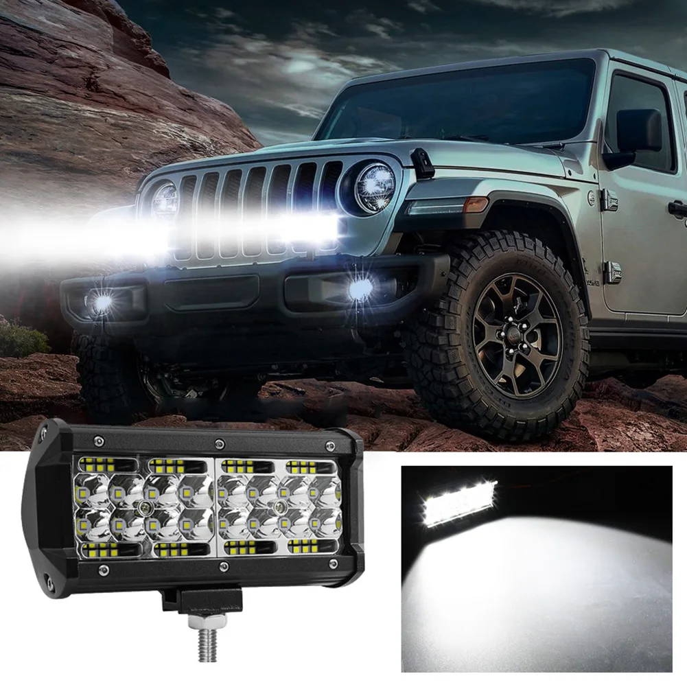 Waterproof 120W LED Headlights Lighting Strong Thermal Conductivity Spot Flood Beam Practical Excavator Work Lights Bar
Waterproof 120W LED Headlights Lighting Strong Thermal Conductivity Spot Flood Beam Practical Excavator Work Lights Bar