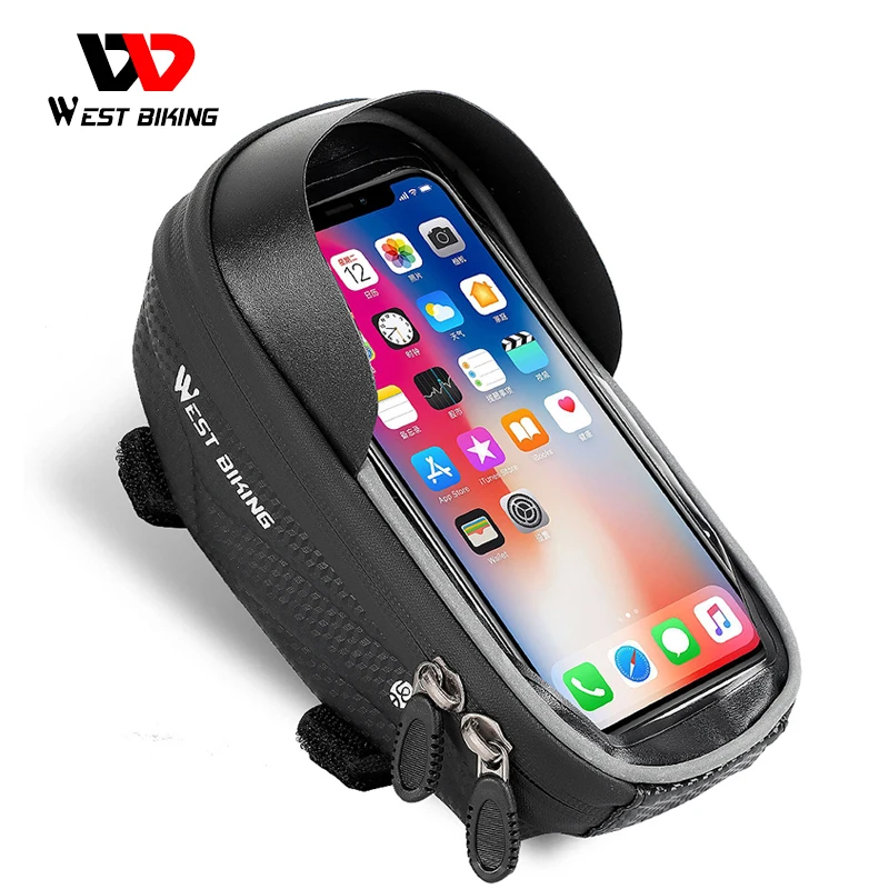 WEST BIKING Bicycle bag Rainproof Front Frame MTB Road Bike Bag Screen Touch Top Tube Phone Bag Cycling Bag Bike Accessories
WEST BIKING Bicycle bag Rainproof Front Frame MTB Road Bike Bag Screen Touch Top Tube Phone Bag Cycling Bag Bike Accessories