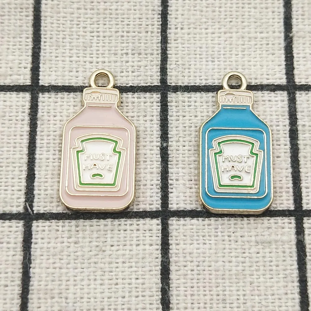10pcs 11x21mm enamel drinks bottle charm jewelry accessories earring pendant bracelet charm necklace charms diy finding
10pcs 11x21mm enamel drinks bottle charm jewelry accessories earring pendant bracelet charm necklace charms diy finding
