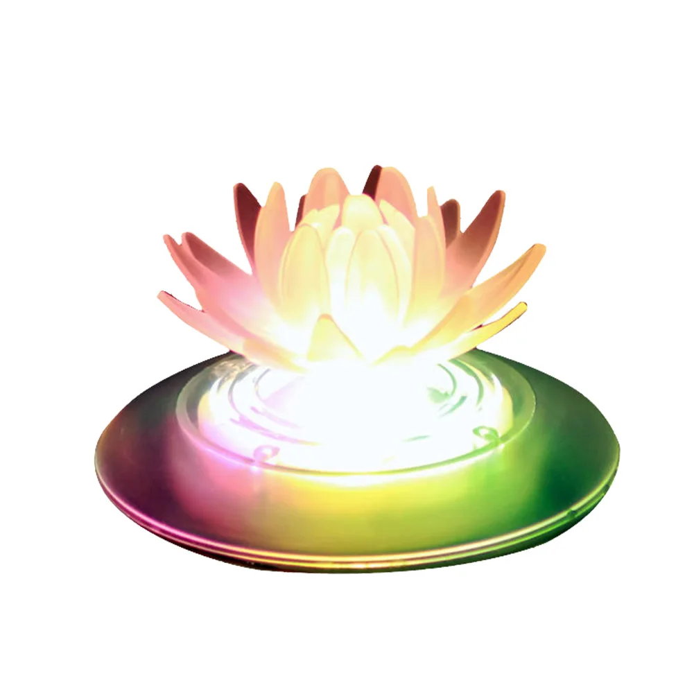1Pcs LED Solar Lotus Light Water Floating Lamp Waterproof Garden Lawn Art Decoration Outdoor Lighting Supplies
1Pcs LED Solar Lotus Light Water Floating Lamp Waterproof Garden Lawn Art Decoration Outdoor Lighting Supplies