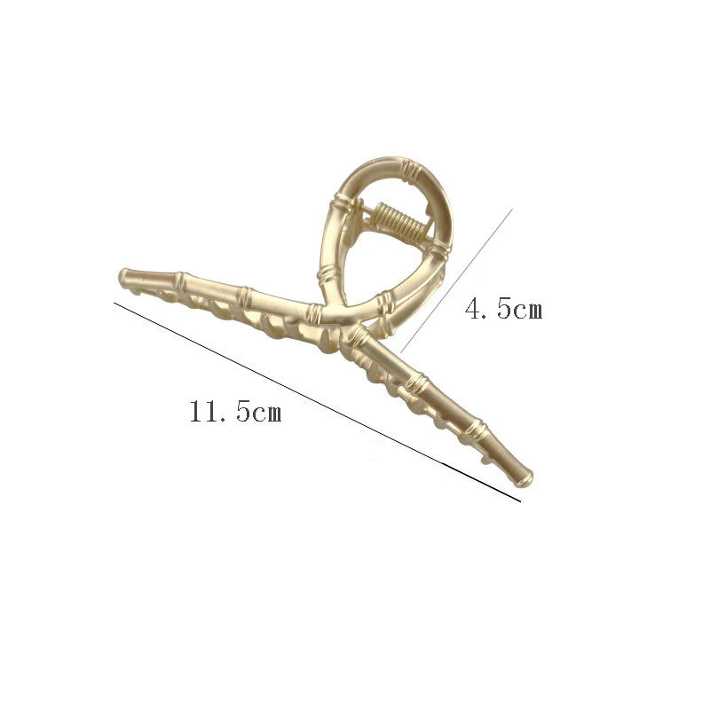 Women Metal Bamboo Knot Cross Hair Claws Hair Accessories Chic Barrettes Hairclips Hairpins Ladies Headwear Girls Ornaments
Women Metal Bamboo Knot Cross Hair Claws Hair Accessories Chic Barrettes Hairclips Hairpins Ladies Headwear Girls Ornaments