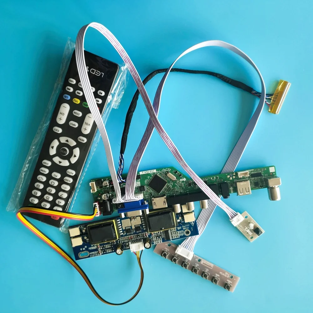 for HSD190ME13-A10 Digital Signal 30pin 1280X1024 19" VGA AV HDMI-compatible LCD Resolution TV VGA kit Controller Board 4 lamps
for HSD190ME13-A10 Digital Signal 30pin 1280X1024 19" VGA AV HDMI-compatible LCD Resolution TV VGA kit Controller Board 4 lamps