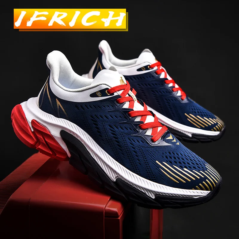Fashion Athletic Running Men Shoes Mesh Big Size Comfortable Men Sport Shoes High Quality Hard-Wearing Walking Shoes Men
Fashion Athletic Running Men Shoes Mesh Big Size Comfortable Men Sport Shoes High Quality Hard-Wearing Walking Shoes Men