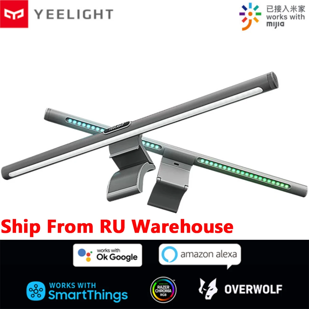 Original Yeelight Screen Light Bar Pro Gaming Version Screen Hanging Light Compatible Razer Chroma OverWolf Work With Mijia APP
Original Yeelight Screen Light Bar Pro Gaming Version Screen Hanging Light Compatible Razer Chroma OverWolf Work With Mijia APP