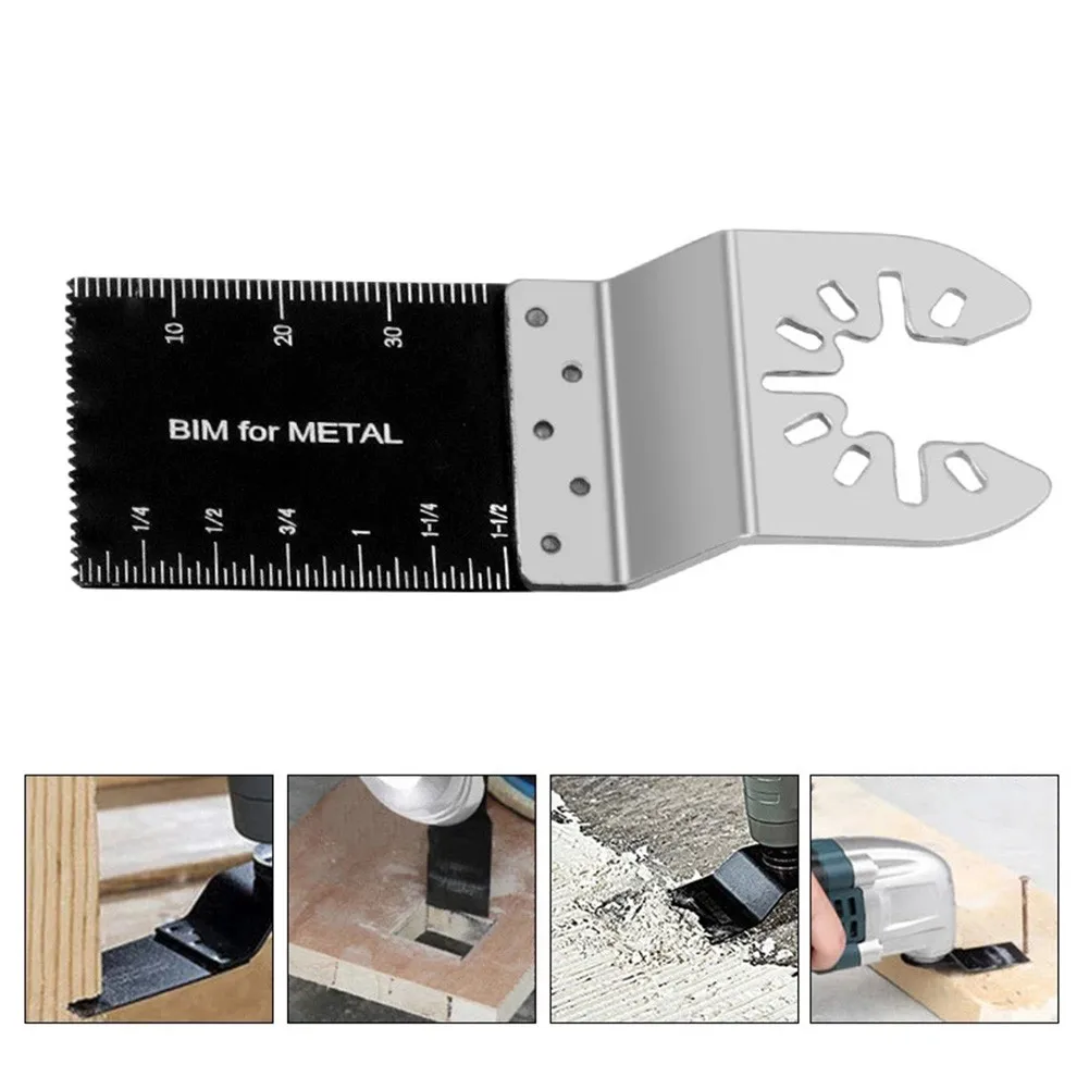 1pc Oscillating Saw Blade 89*34mm Universal Bi-Metal Oscillating Multi Tool Saw Blade For Metal Wood Metal Cutting
1pc Oscillating Saw Blade 89*34mm Universal Bi-Metal Oscillating Multi Tool Saw Blade For Metal Wood Metal Cutting