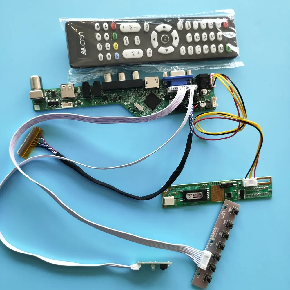 for LP154W02-TL06 USB Module Digital Signal Controller 30pin New VGA AV TV 1 lamps 15.4" Driver Board 1680×1050
for LP154W02-TL06 USB Module Digital Signal Controller 30pin New VGA AV TV 1 lamps 15.4" Driver Board 1680×1050