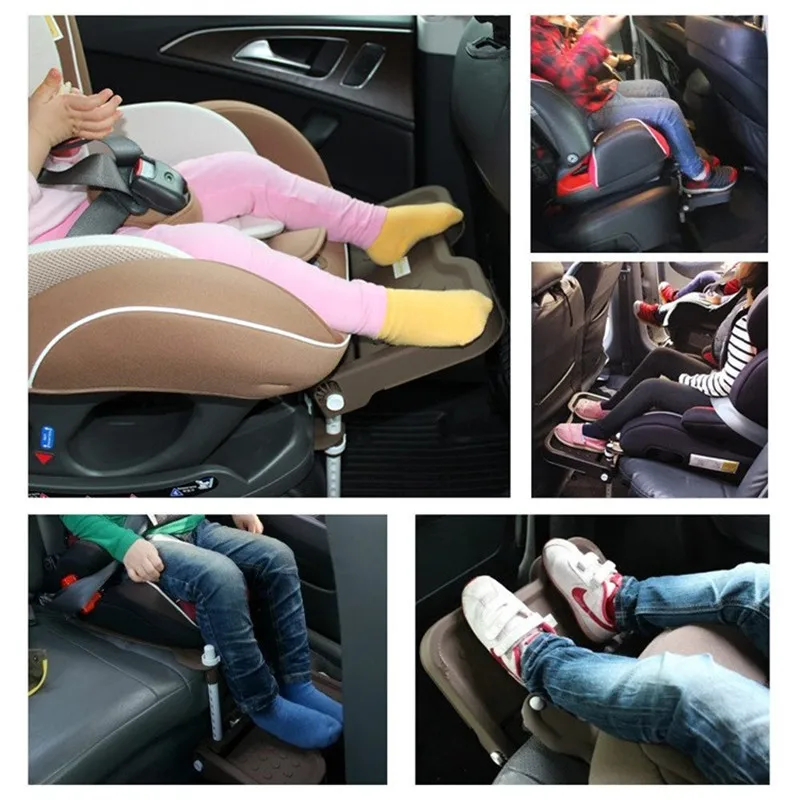 

Child Car Safety Seat Stroller Footrest Fasten Support Baby Kids Foot Pedal Rest Holder Adjustable Leg Rest Folding Footboard