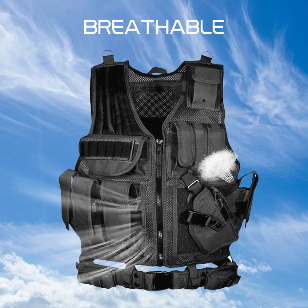 New Tactical Vest Durable Adjustable Multi-pocket Military Combat Training Vest For Outdoor Adventure Hunting Survival Equipment
New Tactical Vest Durable Adjustable Multi-pocket Military Combat Training Vest For Outdoor Adventure Hunting Survival Equipment