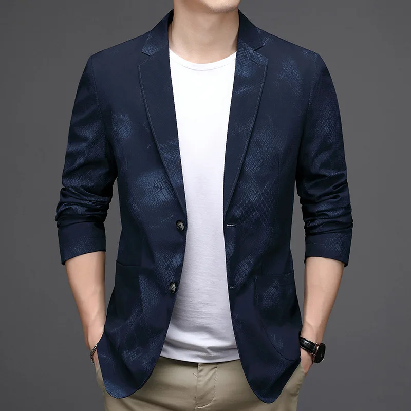 men's suit han edition cultivate morality leisure printing in the spring of youth handsome fashion jackets a undertakes
men's suit han edition cultivate morality leisure printing in the spring of youth handsome fashion jackets a undertakes