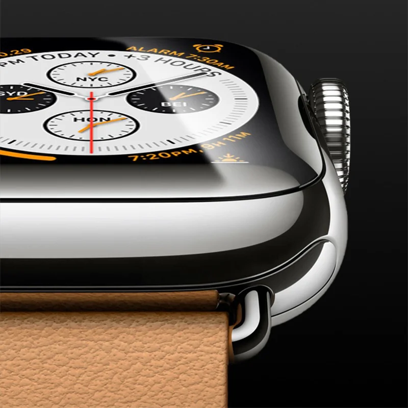 Защитная пленка для Apple Watch Series 5 4 44 мм 40 Гидрогелевая iWatch 1 2 3 полноразмерная 38 42 не