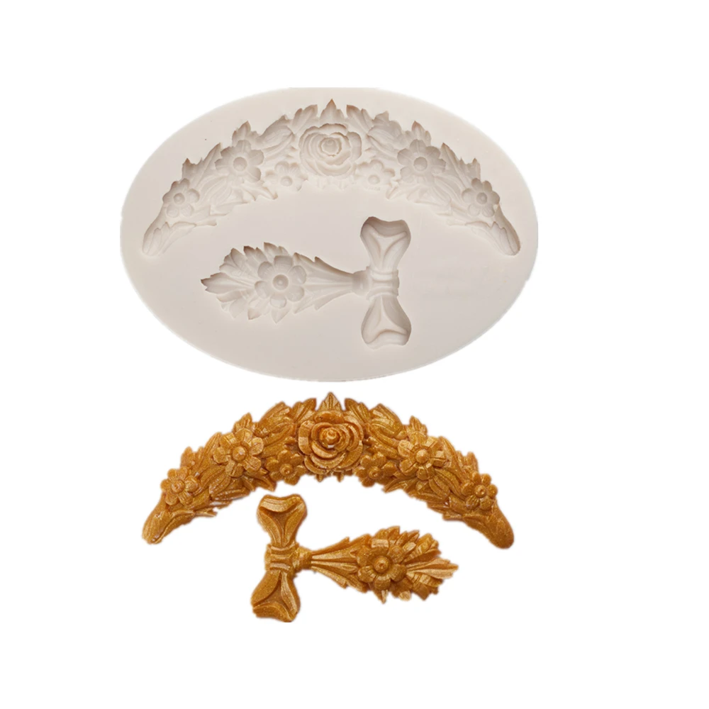 Relief Pattern Silicone Mold Cake Pastry Fudge Mold Chocolate Dessert Lace Decoration Supplies Resin Kitchen Baking Tools AD243
Relief Pattern Silicone Mold Cake Pastry Fudge Mold Chocolate Dessert Lace Decoration Supplies Resin Kitchen Baking Tools AD243