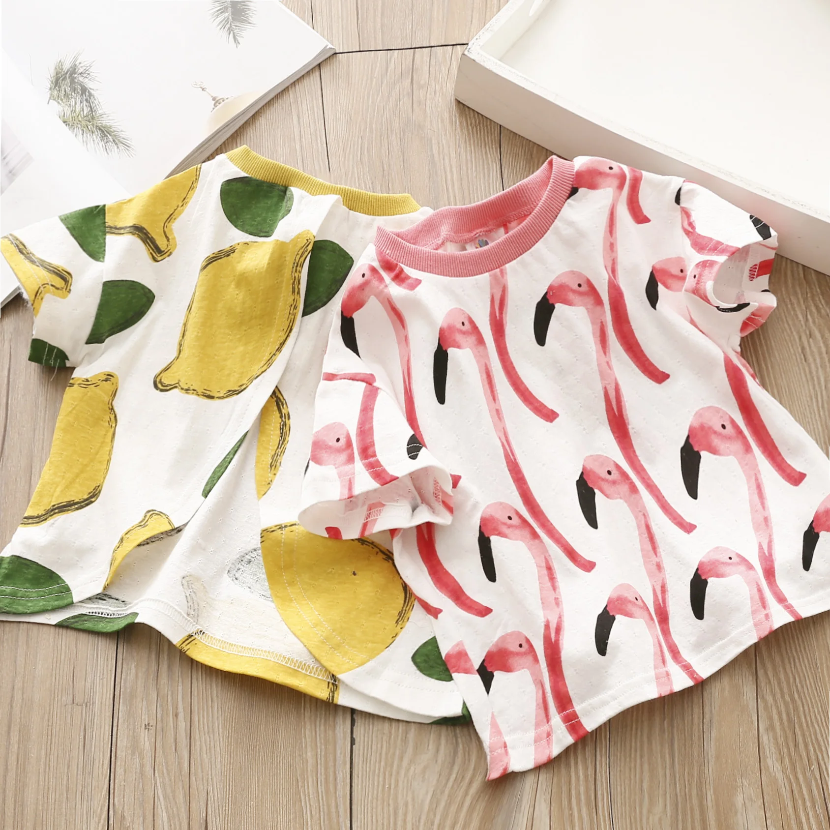 Baby Printed Short-Sleeved T-shirt 2021 Summer New Girls' Clothing Children's round Neck Top
Baby Printed Short-Sleeved T-shirt 2021 Summer New Girls' Clothing Children's round Neck Top