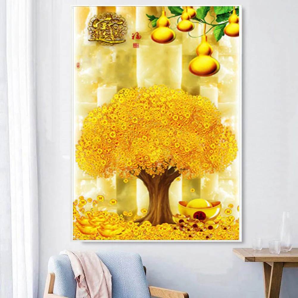 5D DIY Diamond Painting Cross Stitch Gourd Shaking Money Tree Diamond Embroidery Mosaic Painting
5D DIY Diamond Painting Cross Stitch Gourd Shaking Money Tree Diamond Embroidery Mosaic Painting