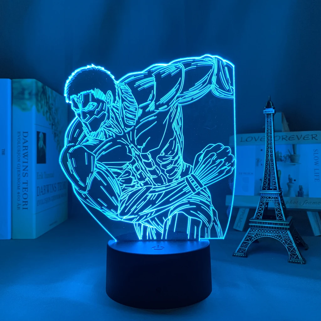 3d Light Anime Attack on Titan The Armoured Titan for Bedroom Decor Light Birthday Gift Manga Attack on Titan LED Night Light
3d Light Anime Attack on Titan The Armoured Titan for Bedroom Decor Light Birthday Gift Manga Attack on Titan LED Night Light