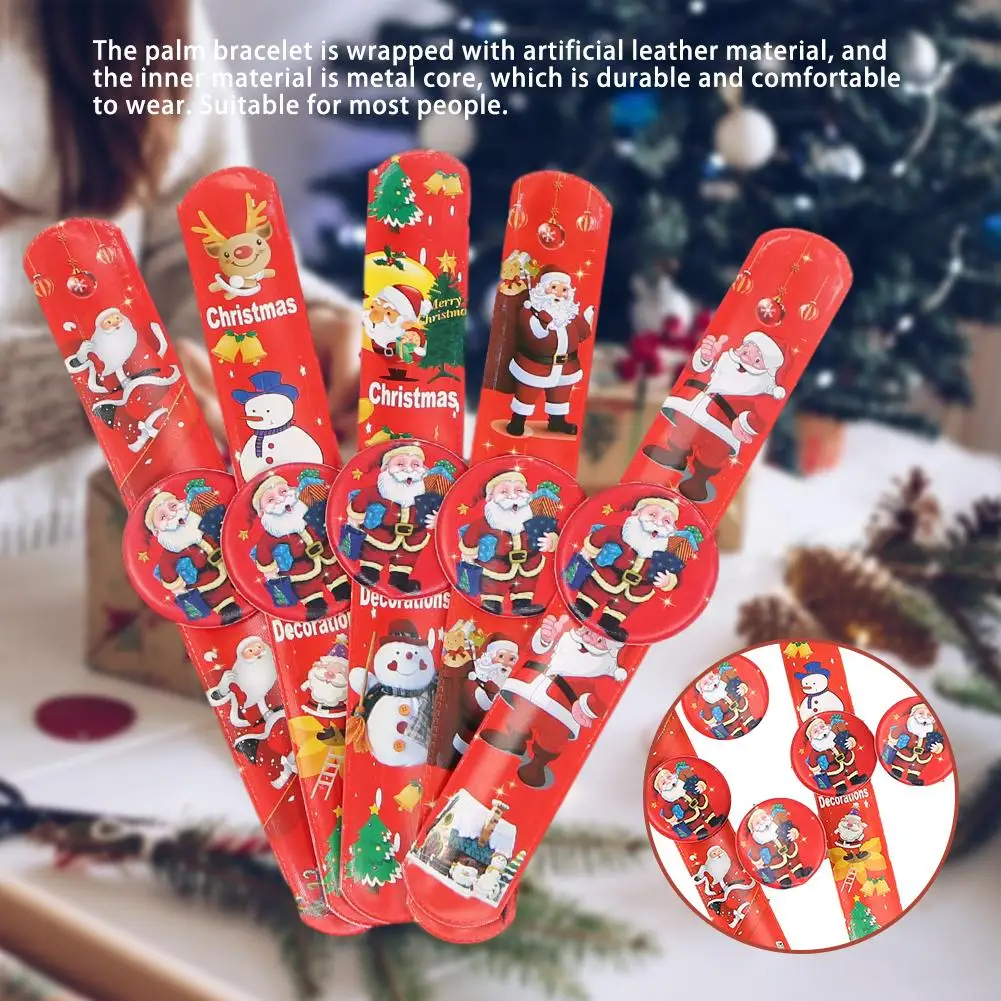New Arrivals Christmas Clapping Circle Bracelet Wristband Christmas Children's Toys Cute Kids Gifts Santa Claus Party Decoration
New Arrivals Christmas Clapping Circle Bracelet Wristband Christmas Children's Toys Cute Kids Gifts Santa Claus Party Decoration