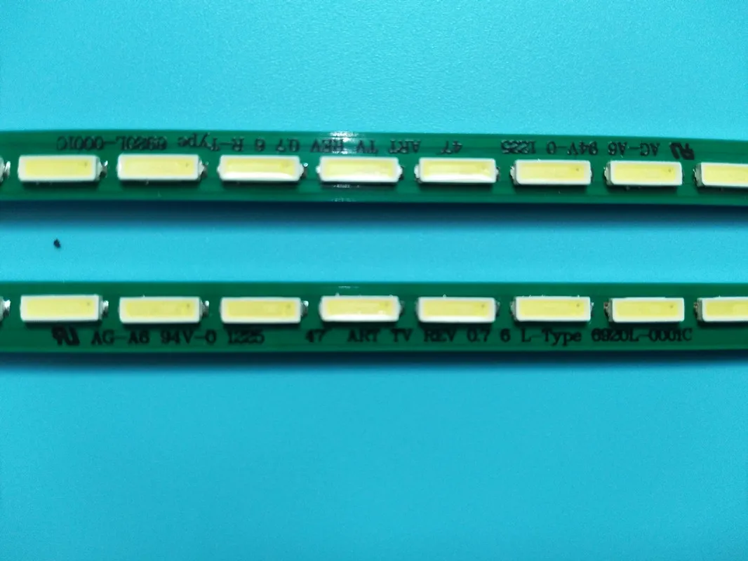 Novo 5 conjunto = 10 pces 63led 518mm led backlight strip para lg 47la6600 6922l-0071a 0029a 6916l1179b 6920l-0001c 47 "v13 r l
Novo 5 conjunto = 10 pces 63led 518mm led backlight strip para lg 47la6600 6922l-0071a 0029a 6916l1179b 6920l-0001c 47 "v13 r l