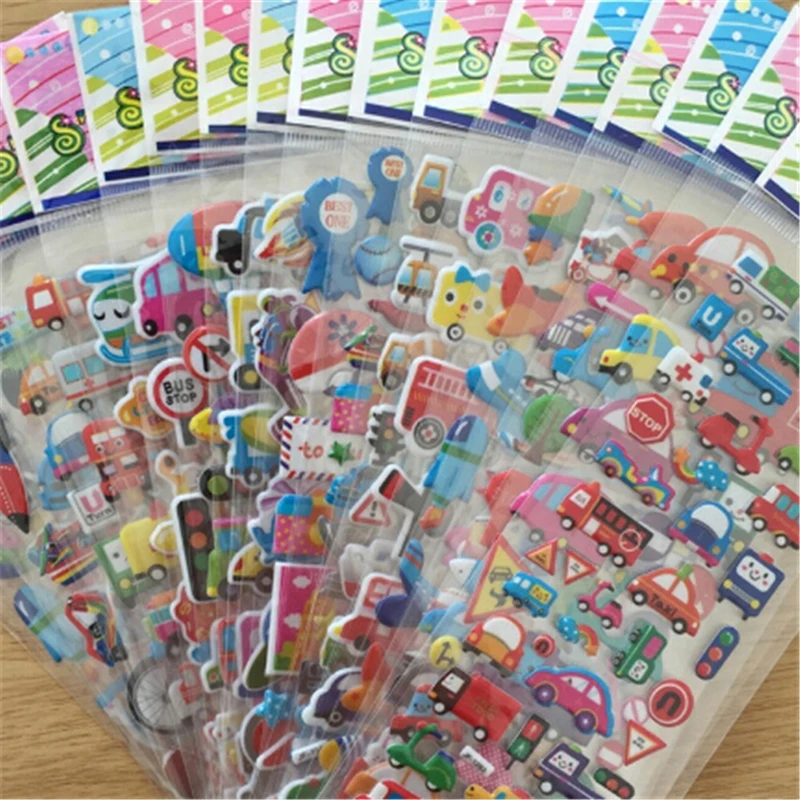 5PCS /lot Transport Cars Cartoon Bubble Stickers Children Kids Girls&Boys Mixed Cartoon Stickers Decoration Christmas Gift
5PCS /lot Transport Cars Cartoon Bubble Stickers Children Kids Girls&Boys Mixed Cartoon Stickers Decoration Christmas Gift