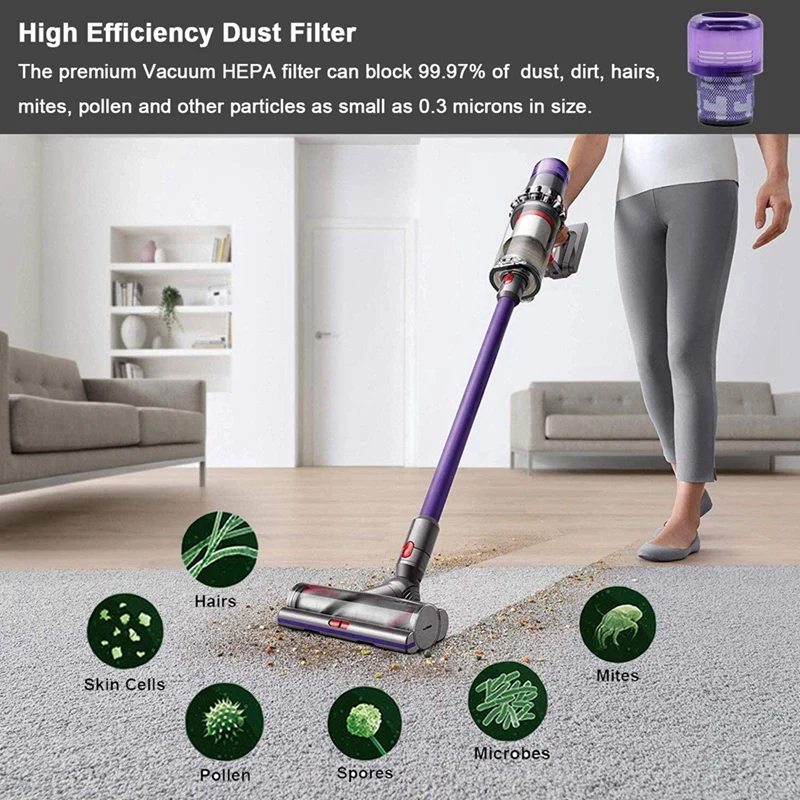 Vacuum Filters Replacement Parts Compatible for Dyson V11 Torque Drive Cordless Vacuum Cleaner, Cordless Vacuum Cleaner
Vacuum Filters Replacement Parts Compatible for Dyson V11 Torque Drive Cordless Vacuum Cleaner, Cordless Vacuum Cleaner