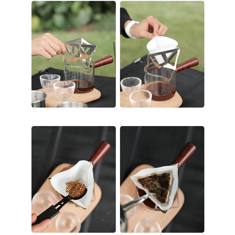 Portable Coffee Drip Rack 2021 New Stainless Steel Coffee Filter Foldable Outdoor Camping Coffee Maker Hand Punch Coffee Dripper
Portable Coffee Drip Rack 2021 New Stainless Steel Coffee Filter Foldable Outdoor Camping Coffee Maker Hand Punch Coffee Dripper