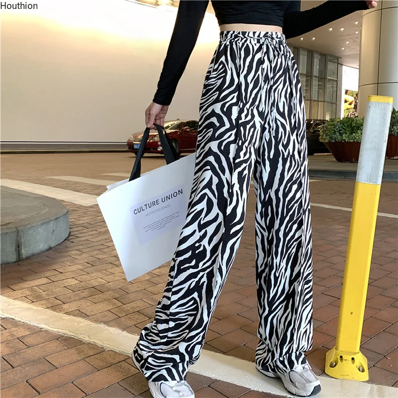 New High Waist Elastic Trousers Summer Zebra Pattern Belt Pants Casual Comfortable Fashion Woman
New High Waist Elastic Trousers Summer Zebra Pattern Belt Pants Casual Comfortable Fashion Woman