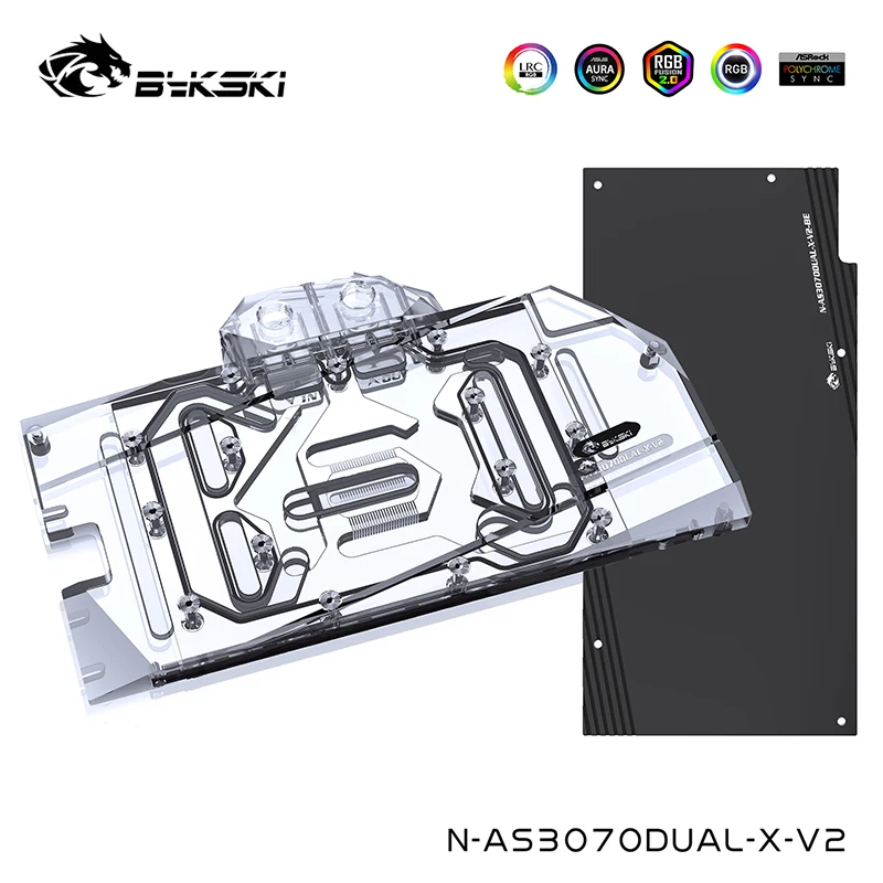 Водяной блок Bykski GPU для ASUS Dual TUF RTX 3070/3060TI 8G GAMING, с задней пластиной водяного охладителя, детской
Водяной блок Bykski GPU для ASUS Dual TUF RTX 3070/3060TI 8G GAMING, с задней пластиной водяного охладителя, детской