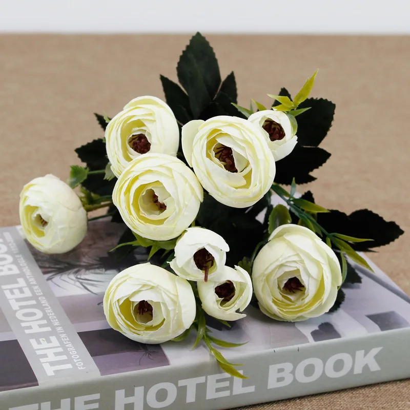 Artificial Flowers Snowflake Tea Rose 9 Heads European Style for Living Room Home Decoration Floral Bunch Bud Rose Fake Flowers
Artificial Flowers Snowflake Tea Rose 9 Heads European Style for Living Room Home Decoration Floral Bunch Bud Rose Fake Flowers