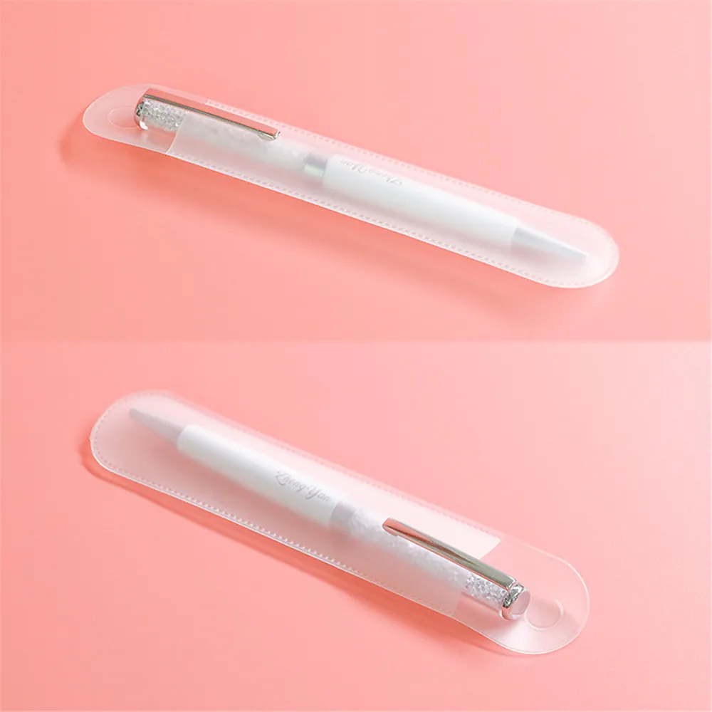 20 Pcs Plastic Rounded Matte Transparent Pencil Bag Solid Color Universal Pen Bag Smooth Pen Gift Pen Bag Can Be Hung
20 Pcs Plastic Rounded Matte Transparent Pencil Bag Solid Color Universal Pen Bag Smooth Pen Gift Pen Bag Can Be Hung