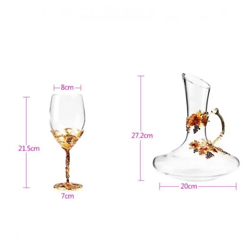 1/2/4pc 350ml Crystal Wine Glass Enamel Flower Shape Transparent Household Crystal Red Wine Goblet With European Wine Separator
1/2/4pc 350ml Crystal Wine Glass Enamel Flower Shape Transparent Household Crystal Red Wine Goblet With European Wine Separator
