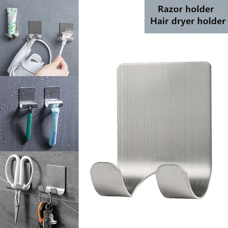 Punch Free Shaver Holder Men Razor Storage Rack Wall Metal Hooks Shaving Razor Straight Stand Rack Bathroom Organizer Accessorie 
Punch Free Shaver Holder Men Razor Storage Rack Wall Metal Hooks Shaving Razor Straight Stand Rack Bathroom Organizer Accessorie